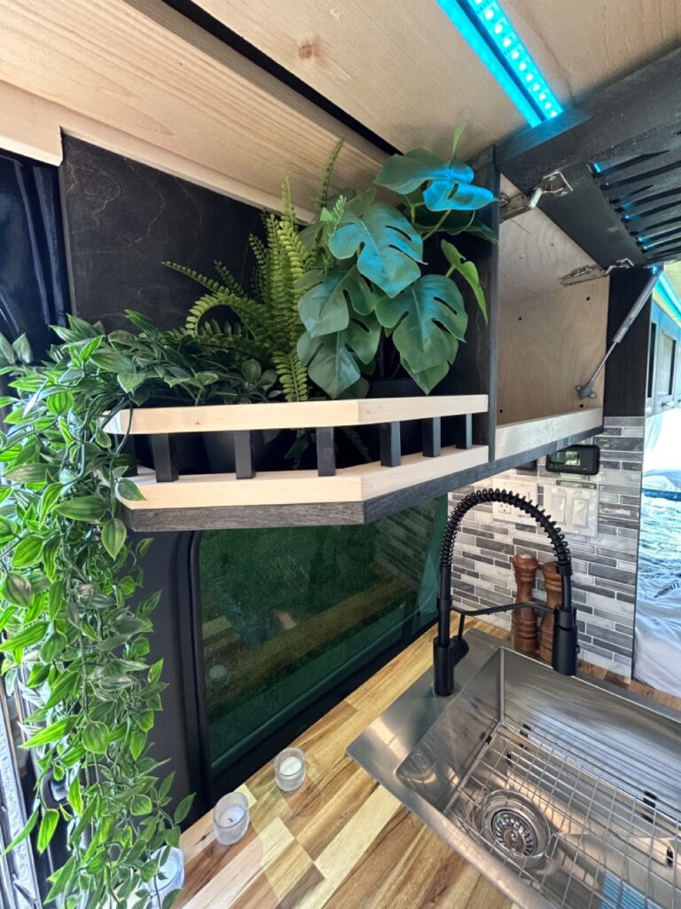 Camper Van Plant Shelf